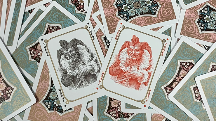 Four Continents (Red) Playing Cards by AZURED OX image 1