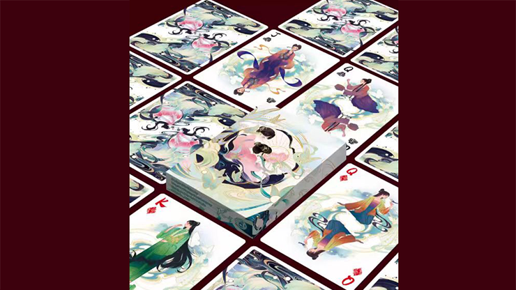 Flower Moon V2 (2-deck set) Playing Cards by King Star image 8