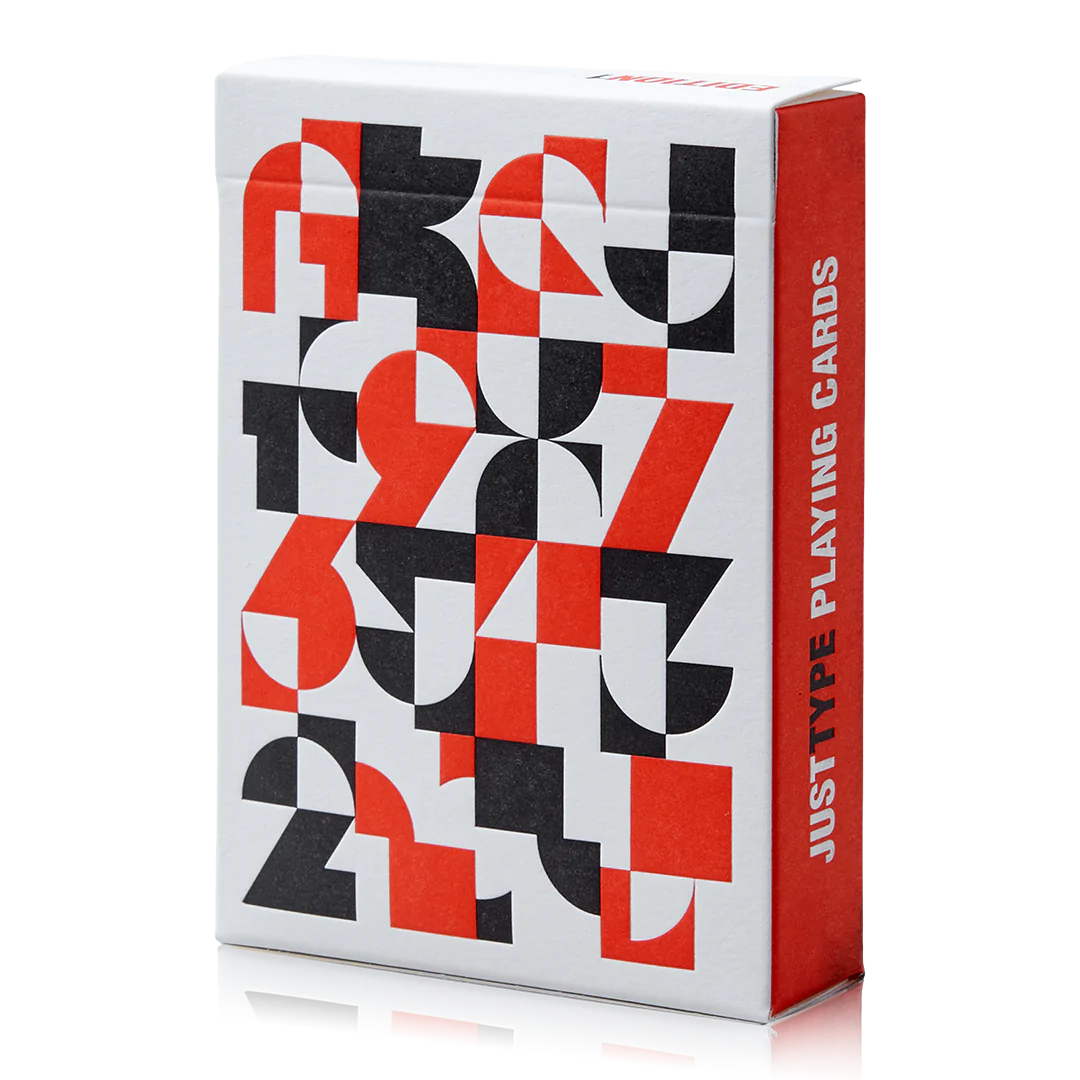 Just Type (2-Deck Set) Playing Cards by Art of Play image 4