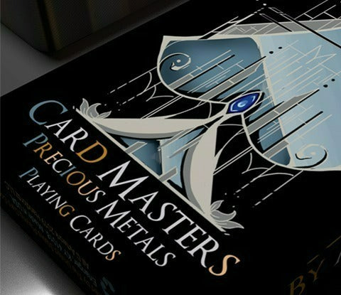 Card Masters: Precious Metals (Black, Standard) Playing Cards by Handlordz image 0