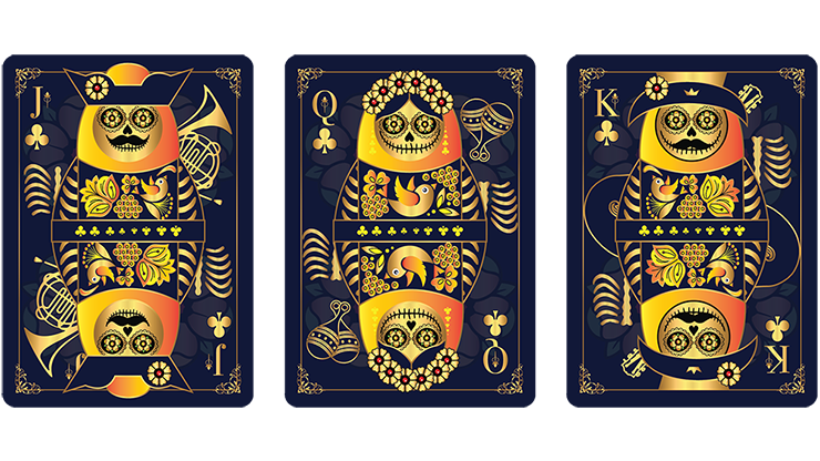 Calaveras de Azucar (Blue) Playing Cards by USPCC image 3