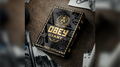 Obey (Gold) Playing Cards by Theory11 image 0