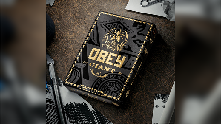 Obey (Gold) Playing Cards by Theory11 image 0