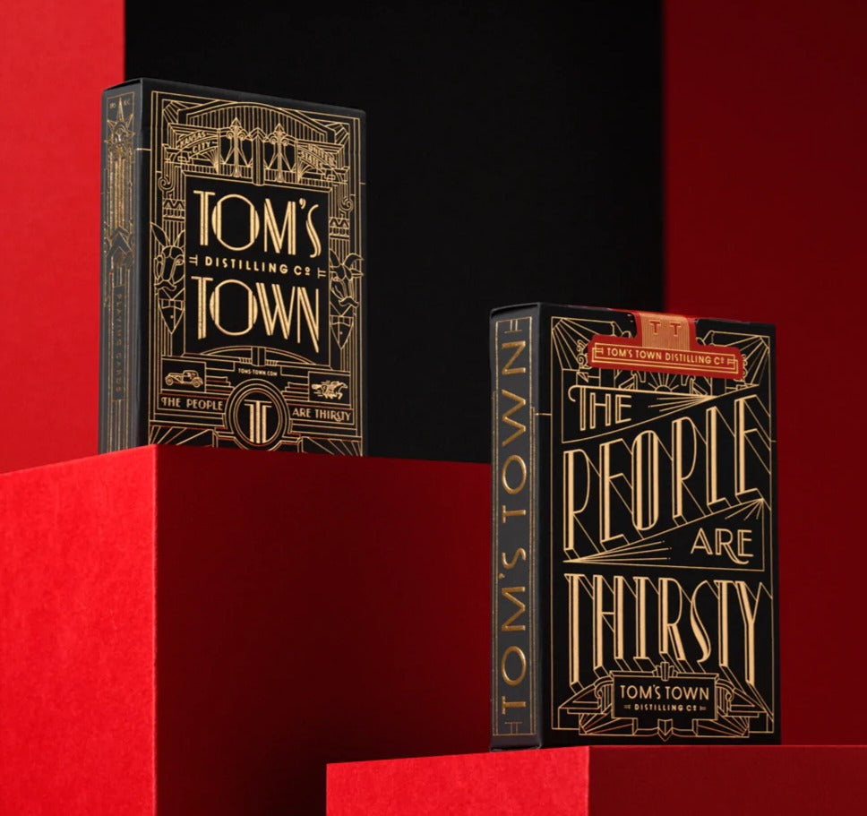 Tom's Town Playing Cards by Art of Play image 0