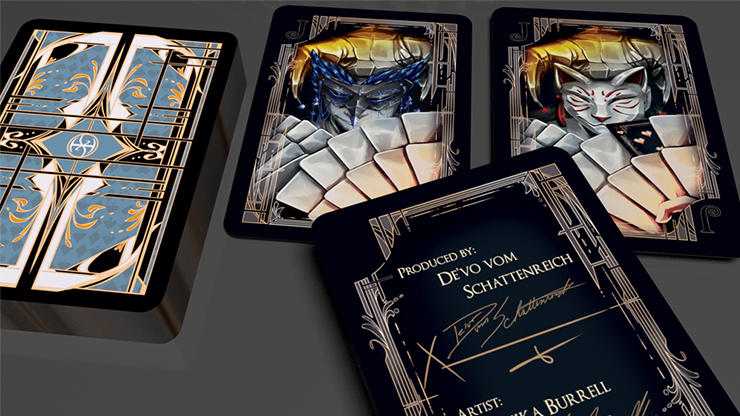 Card Masters: Precious Metals (Black, Standard) Playing Cards by Handlordz image 5