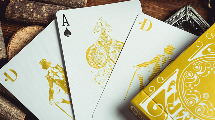 Smoke & Mirrors V9: Gold (Standard) Playing Cards by Dan & Dave image 1