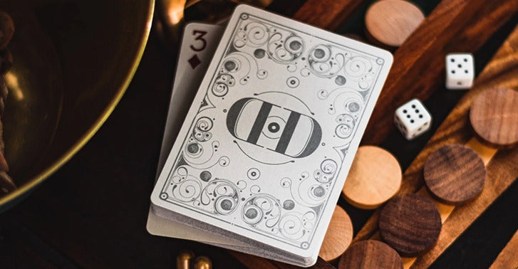 Smoke & Mirrors V8 Silver (Deluxe) Playing Cards by Dan & Dave image 1