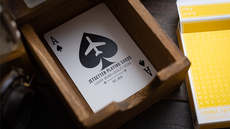 Lounge Edition Limited (Taxiway Yellow) Playing Cards by Jetsetter image 3