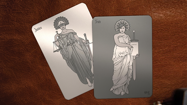 Verum Videre: 2023 Standard Edition (Silver) Playing Cards by Kings Wild image 2