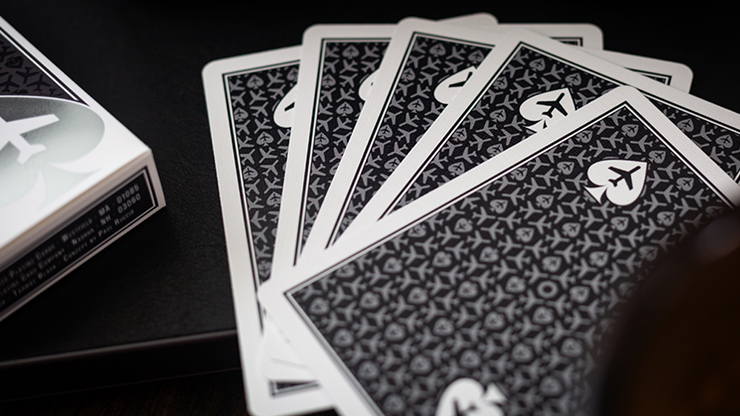 Lounge Edition (Tarmac Black) Playing Cards by Jetsetter image 1