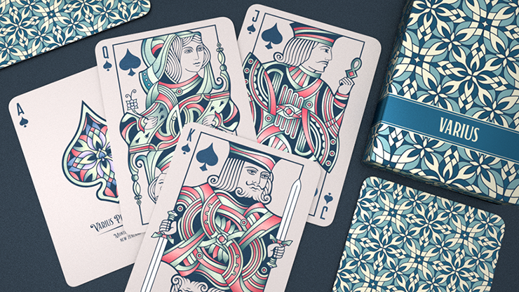 VARIUS (Limited Edition Teal) Playing Cards by Montenzi image 5