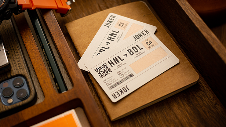 Lounge Edition Limited (Hangar Orange) Playing Cards by Jetsetter image 4