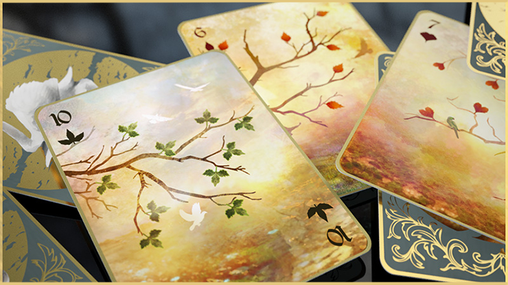 Entwined Vol 1: Summer (Gold) Playing Cards by OLD GRAVITY image 2