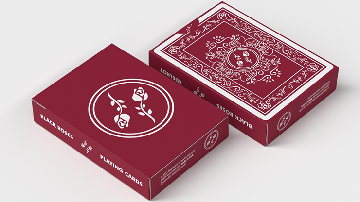 Black Roses (Edelrot) Playing Cards by Daniel Schneider image 0