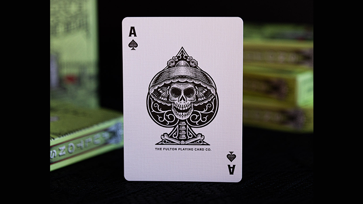 FULTON'S Day of the Dead (Green) Playing Cards by Brad Fulton image 4
