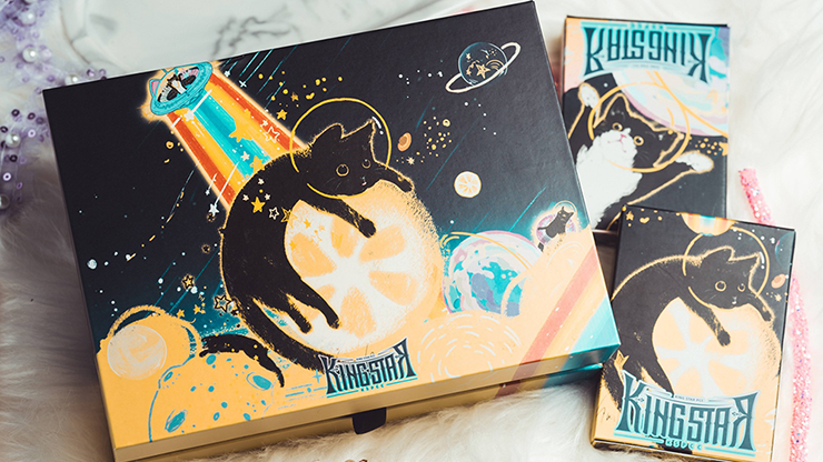 Space Cat V2 (Collector's Box Set) Playing Cards by King Star image 3