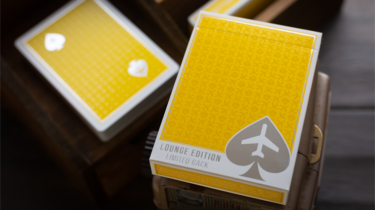 Lounge Edition Limited (Taxiway Yellow) Playing Cards by Jetsetter image 0