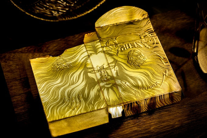 ZEUS (Gold) Playing Cards by Chamber of Wonder image 1
