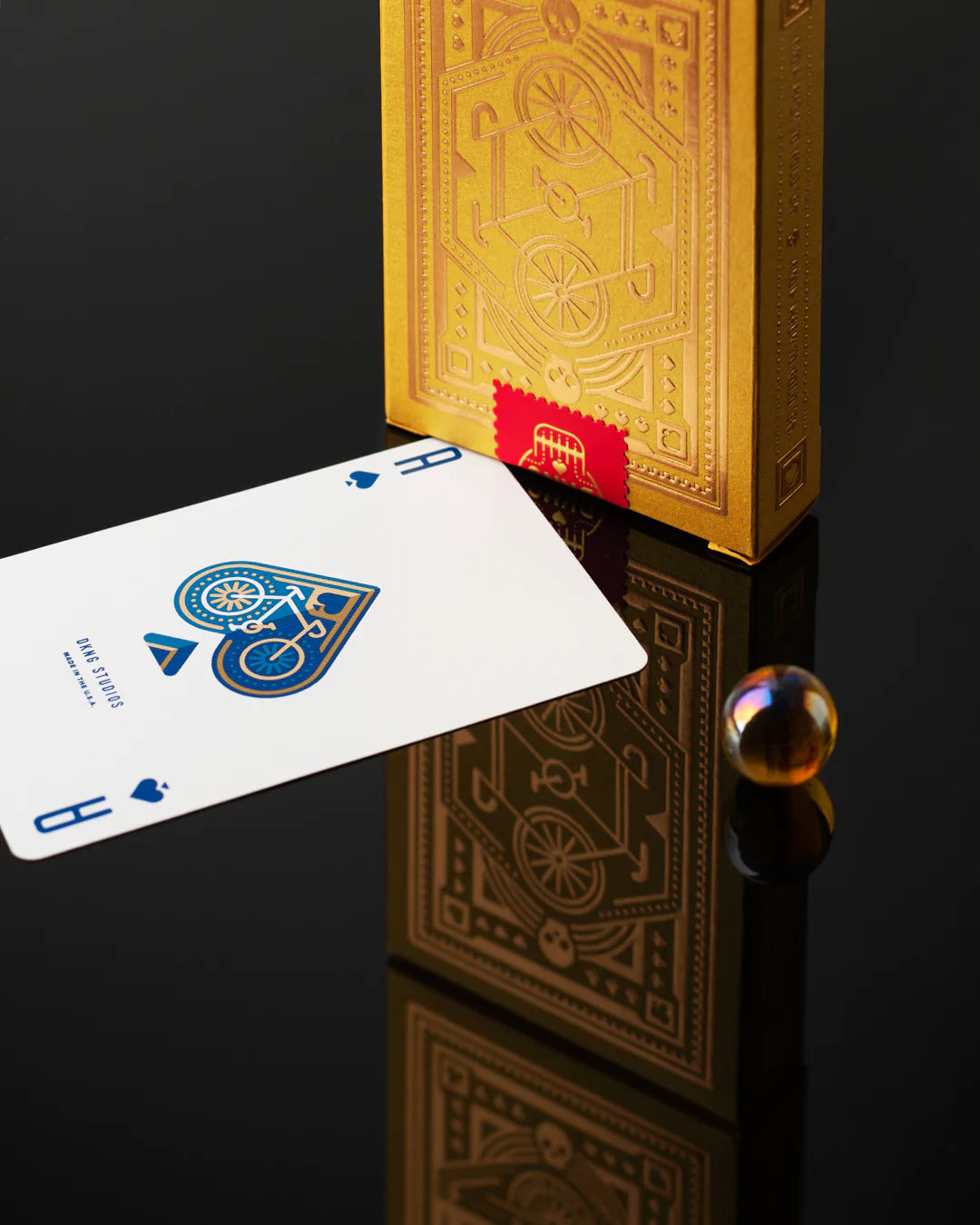 DKNG Gold Wheels Playing Cards by Art of Play image 2