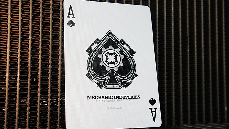 Mechanic: Shiner (Silver) Playing Cards by Mechanic Industries image 3