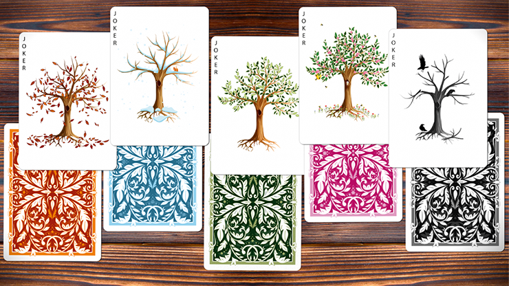 Leaves (Winter) Collector's Edition Playing Cards by Dutch Card House image 2