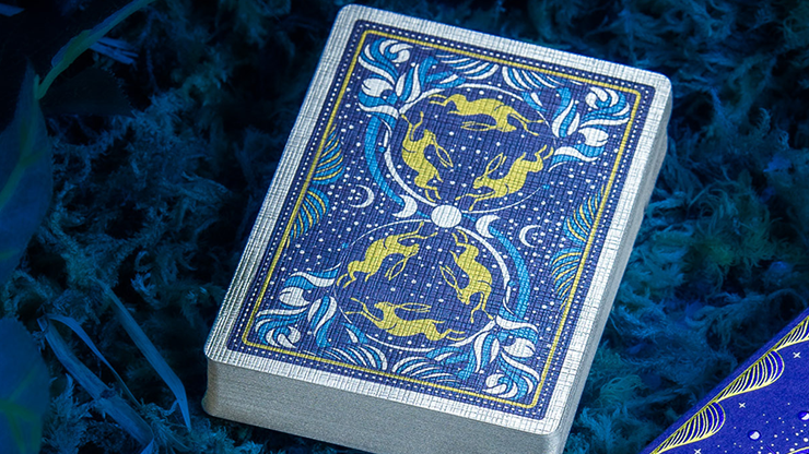 Under The Moon (Midnight Blue) Playing Cards by Jocu image 2