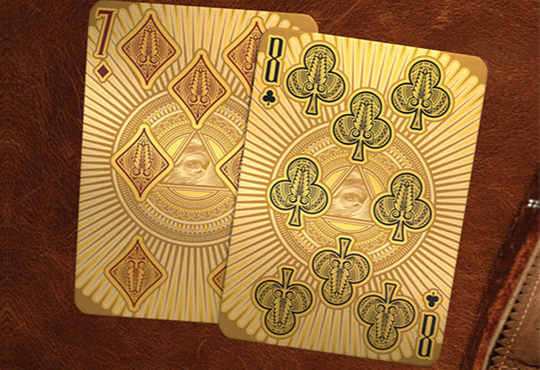 Verum Videre: 2023 Standard Edition (Gold) Playing Cards by Kings Wild image 1