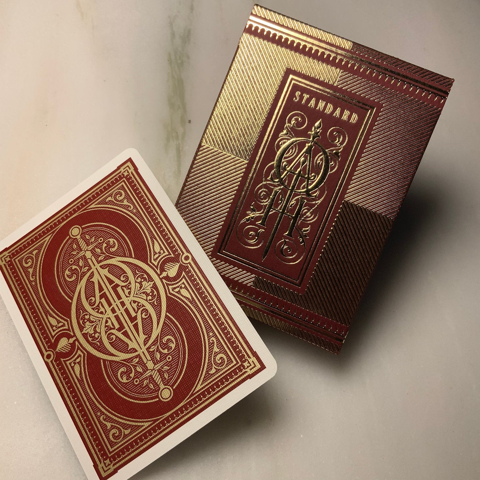Oath Standard (Burgundy) Playing Cards by Lotrek image 5