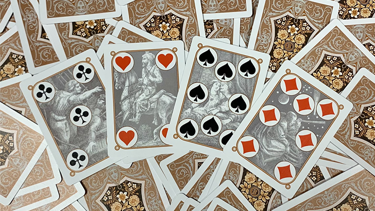Four Continents: Copper (Gilded) Playing Cards by AZURED OX image 5