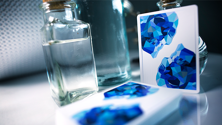 Memento Mori (Blue) Playing Cards image 3