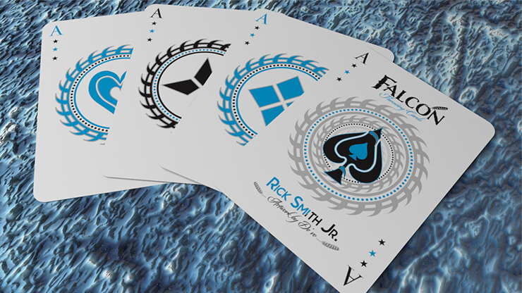 Falcon Throwing Cards (Ice, Foil) Playing Cards by Rick Smith Jr. & De'vo image 4