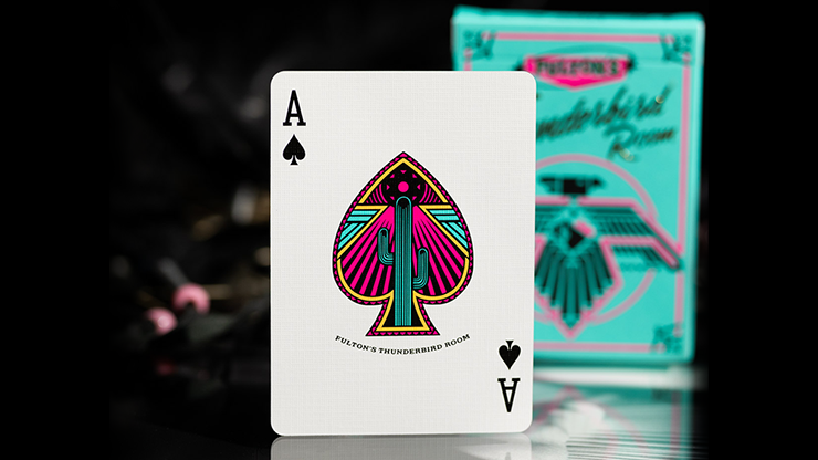 FULTON'S: Thunderbird Room (Turquoise) Playing Cards by Brad Fulton image 3