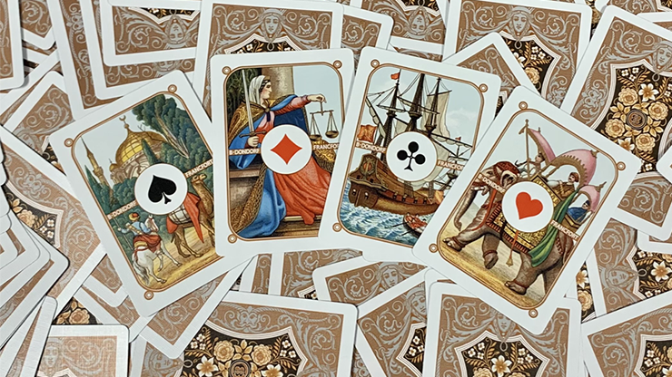 Four Continents (Copper) Playing Cards by AZURED OX image 3