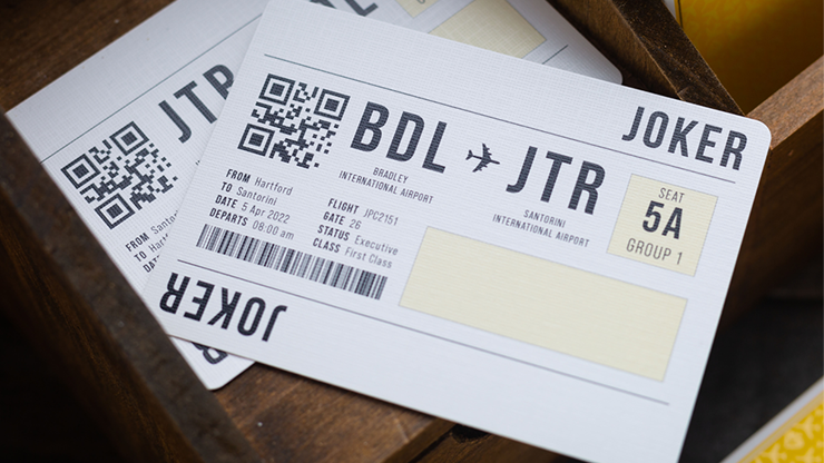 Lounge Edition (Taxiway Yellow) Playing Cards by Jetsetter image 1