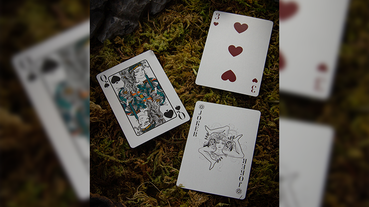 Fillide: A Sicilian Folk Tale (Forest Green) Playing Cards by Jocu image 3