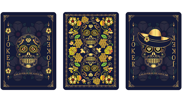 Calaveras de Azucar (Blue) Playing Cards by USPCC image 2