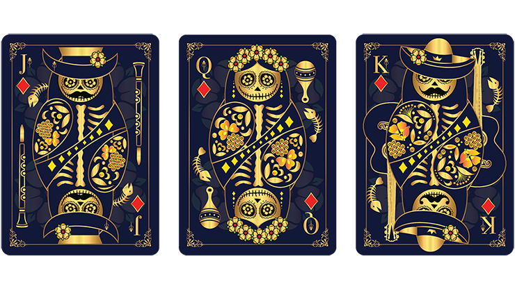 Calaveras de Azucar (Blue) Playing Cards by USPCC image 4