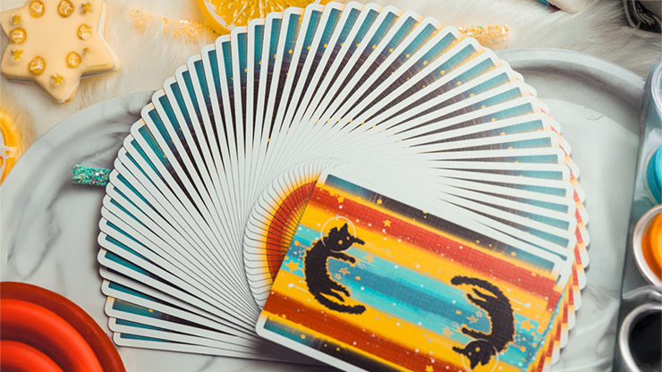 Space Cat V2 Playing Cards by King Star image 2
