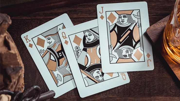 Smoke & Mirrors V8 Gold (Deluxe) Playing Cards by Dan & Dave image 1