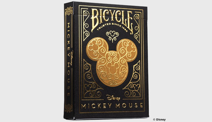 Bicycle Disney: Mickey Mouse (Black & Gold) by USPCC image 0