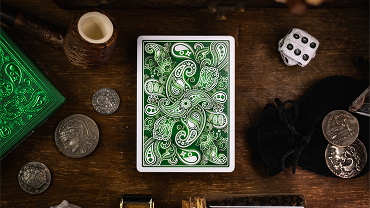 Wonder (Green Gilded) Playing Cards by Chris Hage image 5