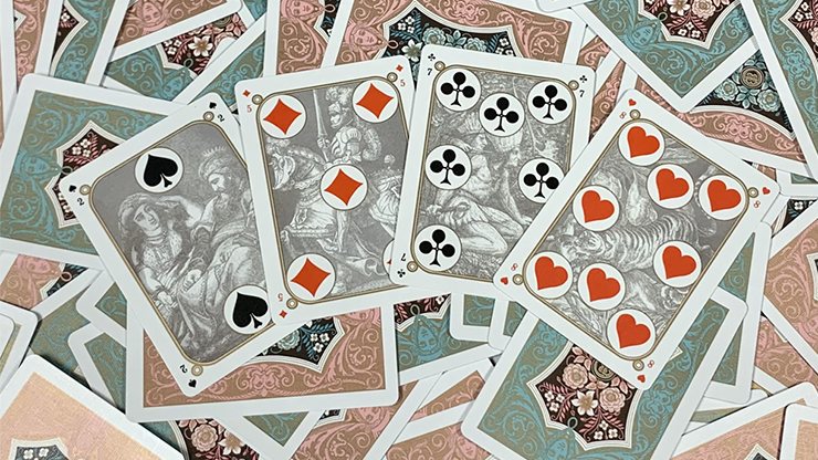 Four Continents (Red) Playing Cards by AZURED OX image 5