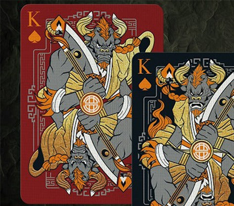 Bull Demon King (Confusion Red) Playing Cards by HypieLab image 1