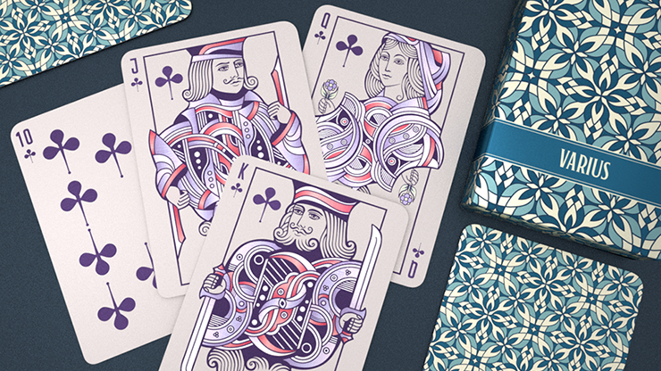 VARIUS (Limited Edition Teal) Playing Cards by Montenzi image 3