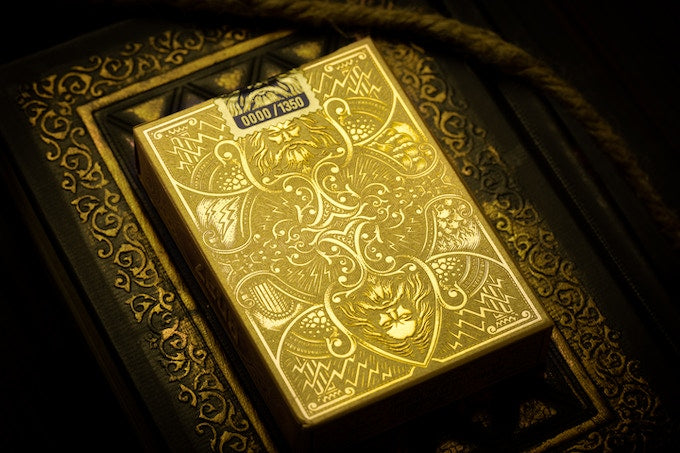 ZEUS (Gold) Playing Cards by Chamber of Wonder image 2