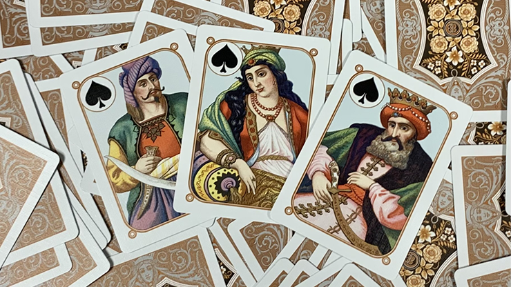 Four Continents: Copper (Gilded) Playing Cards by AZURED OX image 3