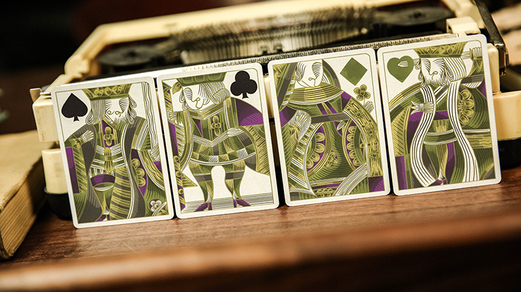 Reminisce (Green) Playing Cards by ARK image 1
