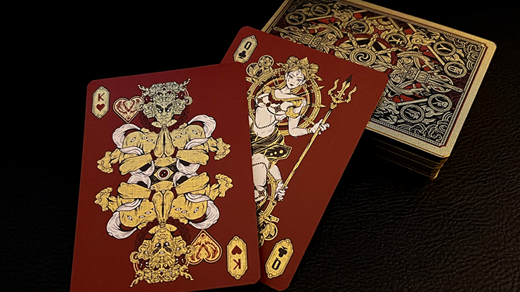 Asura: Deluxe (Red) Playing Cards by Card Experiment image 1