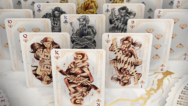 Card Masters: Precious Metals (White, Foil) Playing Cards by Handlordz image 1