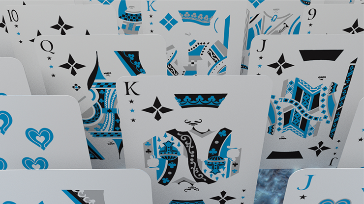 Falcon Throwing Cards (Ice, Foil) Playing Cards by Rick Smith Jr. & De'vo image 1